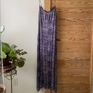 Posh purple maxi sundress